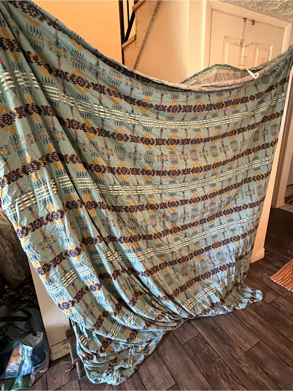 Pendleton Rancho Arroyo Queen Duvet Cover Brushed Cotton Flannel duvet only